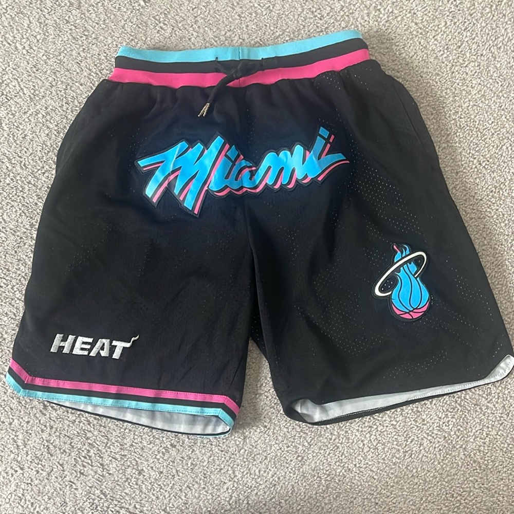 Miami Heat *Just Don* Shorts, Size SMALL